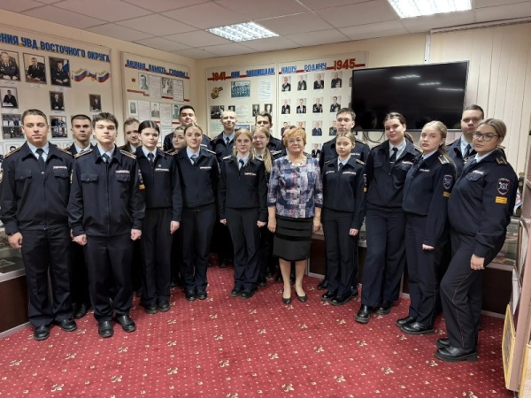 Курсанты Юридического колледжа посетили Музей истории УВД по Восточному округу в рамках проекта «Воинский подвиг трудовой Москвы»