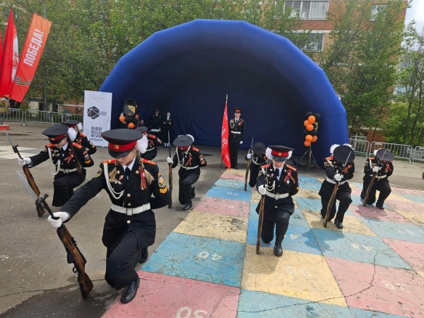 Первый парад кадетов состоялся в Ивановском