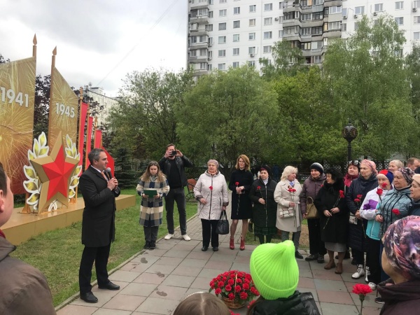 В ознаменование 79-й годовщины Дня Победы в Ивановском прошёл митинг